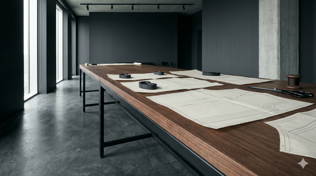 Pattern drafting table